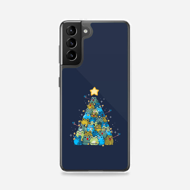 Froggy Christmas-Samsung-Snap-Phone Case-Vallina84