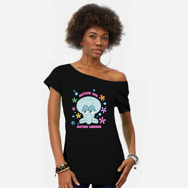 Another Migraine-Womens-Off Shoulder-Tee-Alexhefe