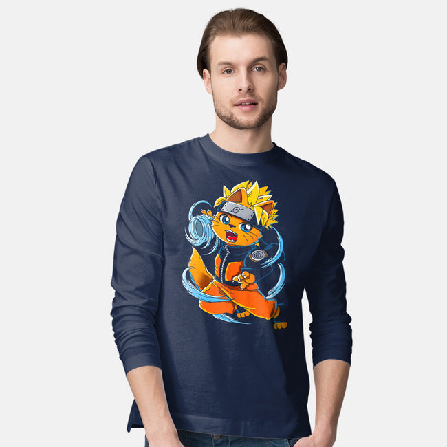 Meowruto-Mens-Long Sleeved-Tee-Vallina84