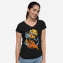 Meowruto-Womens-V-Neck-Tee-Vallina84