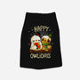 Happy Owlidays-Dog-Basic-Pet Tank-Vallina84