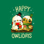 Happy Owlidays-Womens-Off Shoulder-Tee-Vallina84