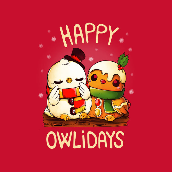 Happy Owlidays-Youth-Crew Neck-Sweatshirt-Vallina84