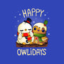 Happy Owlidays-None-Removable Cover w Insert-Throw Pillow-Vallina84