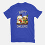 Happy Owlidays-Unisex-Basic-Tee-Vallina84