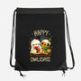 Happy Owlidays-None-Drawstring-Bag-Vallina84