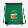 Happy Owlidays-None-Drawstring-Bag-Vallina84