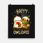 Happy Owlidays-None-Matte-Poster-Vallina84