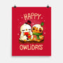 Happy Owlidays-None-Matte-Poster-Vallina84