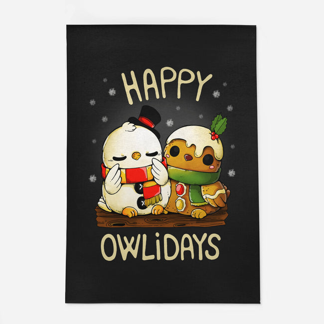 Happy Owlidays-None-Outdoor-Rug-Vallina84