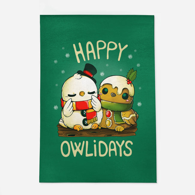 Happy Owlidays-None-Outdoor-Rug-Vallina84