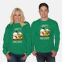 Happy Owlidays-Unisex-Crew Neck-Sweatshirt-Vallina84