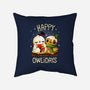 Happy Owlidays-None-Non-Removable Cover w Insert-Throw Pillow-Vallina84