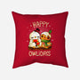 Happy Owlidays-None-Removable Cover w Insert-Throw Pillow-Vallina84