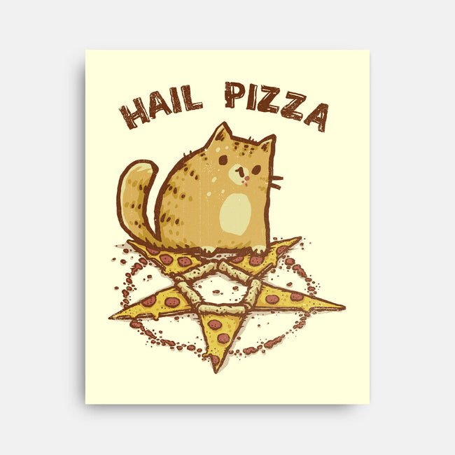 Hail Pizza-None-Stretched-Canvas-kg07