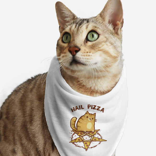 Hail Pizza-Cat-Bandana-Pet Collar-kg07