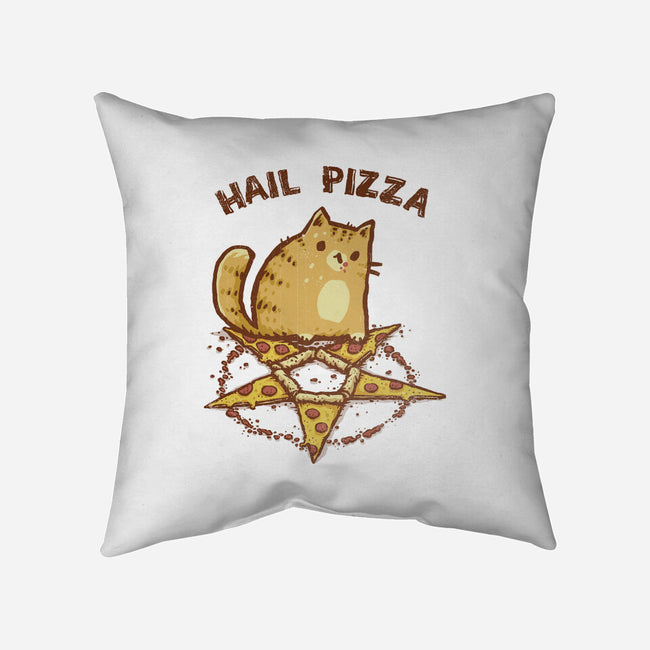 Hail Pizza-None-Non-Removable Cover w Insert-Throw Pillow-kg07