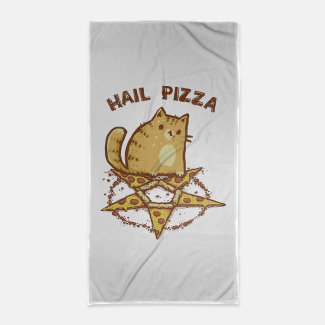 Hail Pizza-None-Beach-Towel-kg07