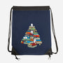 Christmas Books-None-Drawstring-Bag-Vallina84