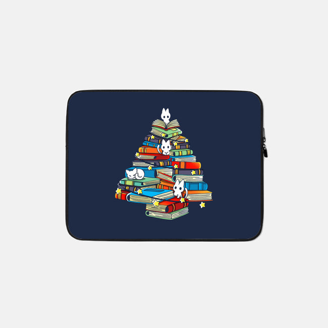 Christmas Books-None-Zippered-Laptop Sleeve-Vallina84