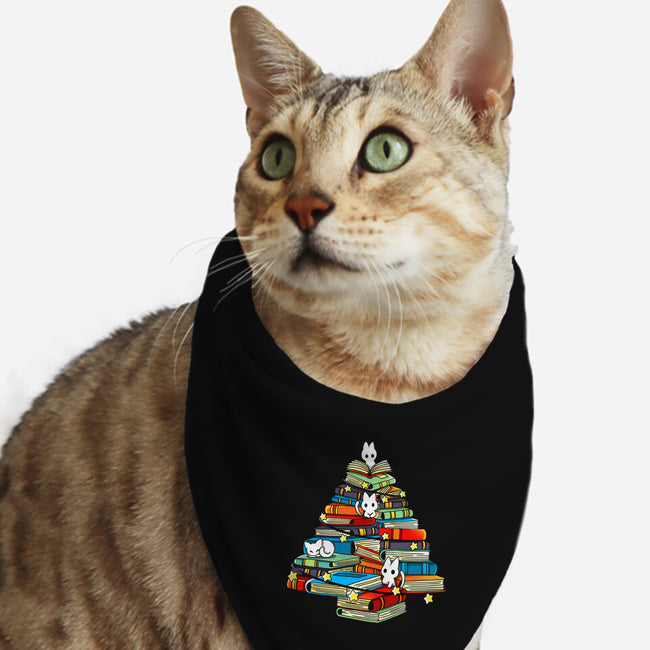 Christmas Books-Cat-Bandana-Pet Collar-Vallina84