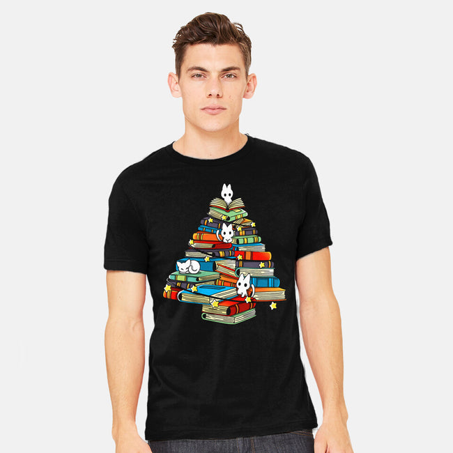 Christmas Books-Mens-Heavyweight-Tee-Vallina84