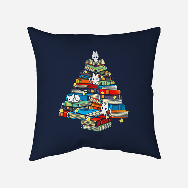 Christmas Books-None-Removable Cover w Insert-Throw Pillow-Vallina84