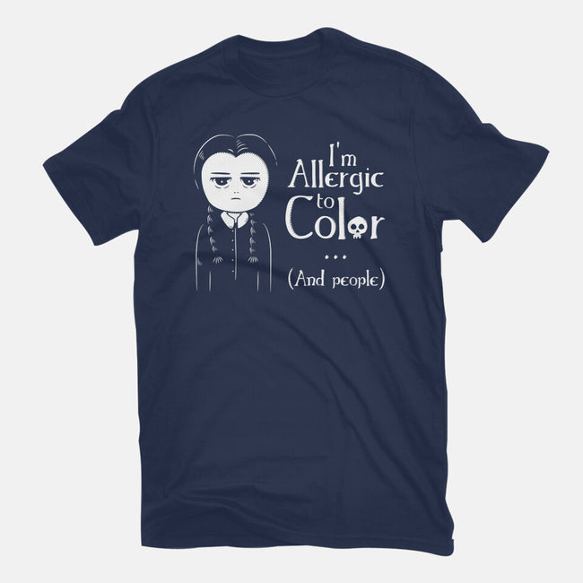 Allergic To Color-Mens-Premium-Tee-ducfrench