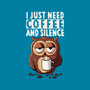 Coffee And Silence-None-Basic Tote-Bag-ducfrench