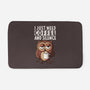Coffee And Silence-None-Memory Foam-Bath Mat-ducfrench