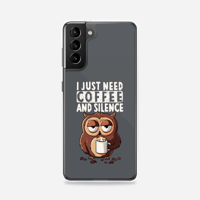 Coffee And Silence-Samsung-Snap-Phone Case-ducfrench