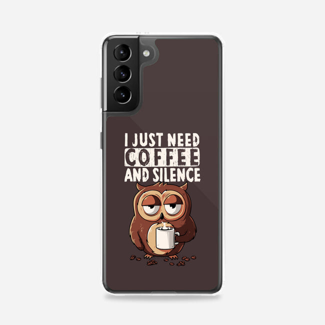 Coffee And Silence-Samsung-Snap-Phone Case-ducfrench