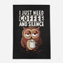 Coffee And Silence-None-Outdoor-Rug-ducfrench