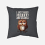 Coffee And Silence-None-Removable Cover w Insert-Throw Pillow-ducfrench