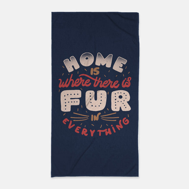 Fur In Everything-None-Beach-Towel-tobefonseca