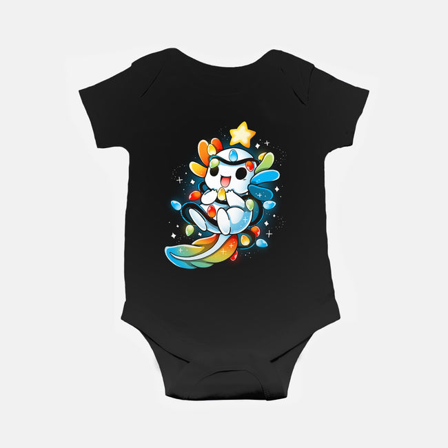 Christmas ALotl-Baby-Basic-Onesie-Vallina84