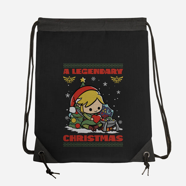 Legendary Christmas-None-Drawstring-Bag-fanfabio