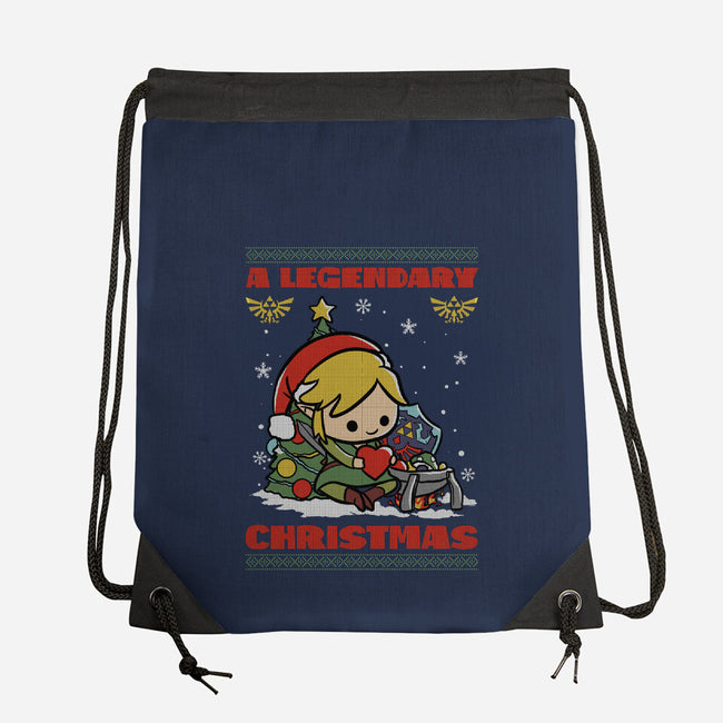 Legendary Christmas-None-Drawstring-Bag-fanfabio