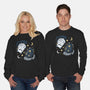 Ying Yang Ursa-Unisex-Crew Neck-Sweatshirt-Vallina84