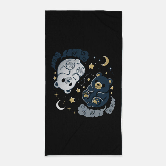 Ying Yang Ursa-None-Beach-Towel-Vallina84