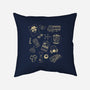 Blue Crystal-None-Non-Removable Cover w Insert-Throw Pillow-OnlyColorsDesigns