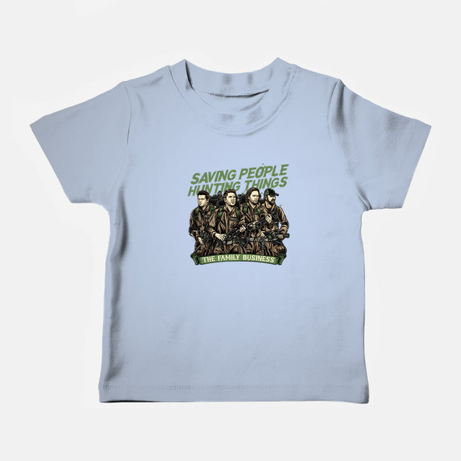The Family Business-Baby-Basic-Tee-momma_gorilla