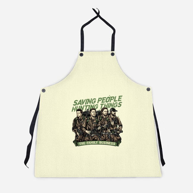 The Family Business-Unisex-Kitchen-Apron-momma_gorilla