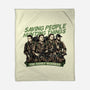 The Family Business-None-Fleece-Blanket-momma_gorilla