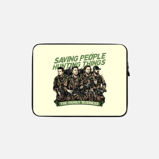 The Family Business-None-Zippered-Laptop Sleeve-momma_gorilla