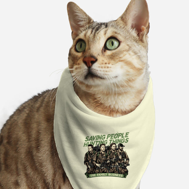 The Family Business-Cat-Bandana-Pet Collar-momma_gorilla