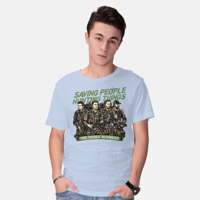 The Family Business-Mens-Basic-Tee-momma_gorilla