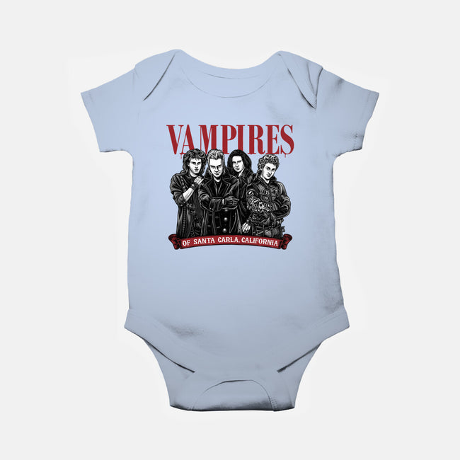 The Vampires-Baby-Basic-Onesie-momma_gorilla