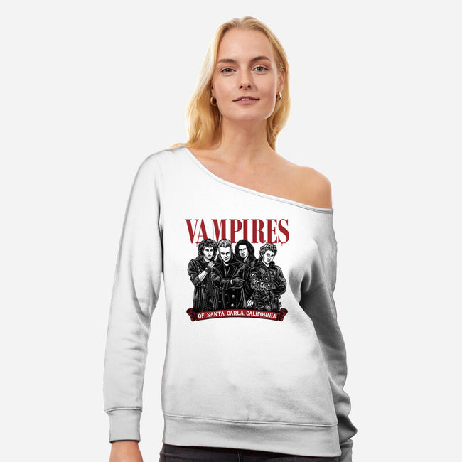 The Vampires-Womens-Off Shoulder-Sweatshirt-momma_gorilla