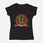 Cowabunga Folks-Womens-V-Neck-Tee-zascanauta